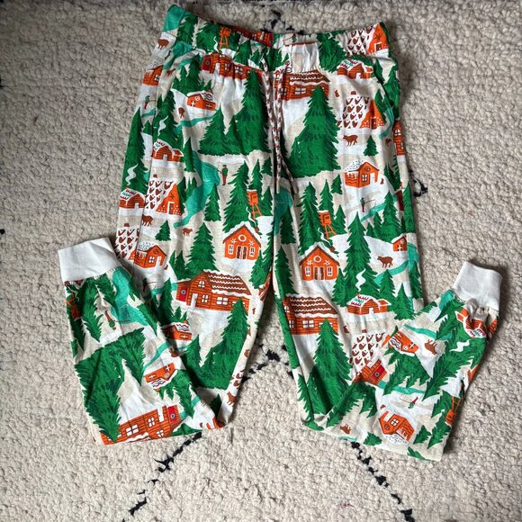 Magellan cozy comfy cabin print lounge pants w/ pockets drawstring women's XS - Picture 1 of 4